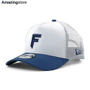 ニューエラ メッシュキャップ 9FORTY 北海道日本ハム ファイターズ NPB A-FRAME TRUCKER MESH CAP WHITE BLUE NEW ERA HOKKAIDO NIPPONHAM FIGHTERS 帽子 メンズ レディース 男女兼用 ホワイト ブルー /WHT 24_3_2NE