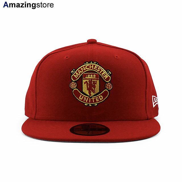 ニューエラ キャップ 59FIFTY マンチェスター ユナイテッド FC PREMIER LEAGUE FITTED CAP RED NEW ERA MANCHESTER UNITED FC 帽子 メンズ レディース 男女兼用 レッド /RED 24_3_3NE