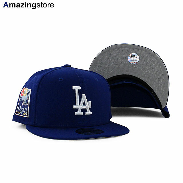 ニューエラ キャップ 9FIFTY スナップバック ロサンゼルス ドジャース MLB 60TH ANNIVERSARY GREY BOTTOM SNAPBACK CAP BLUE NEW ERA LOS ANGELES DODGERS 帽子 メンズ レディース 男女兼用 ブルー グレー /RYL COLOR_BOTTOM 24_3_3NE