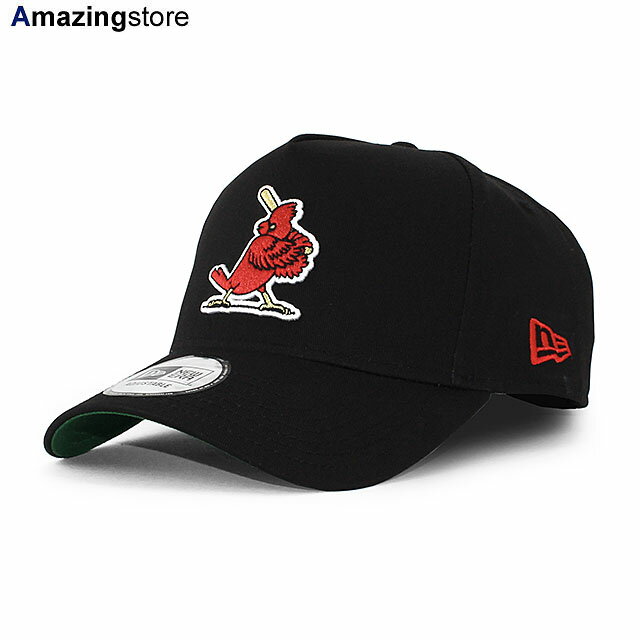 EU AU限定モデル ニューエラ キャップ 9FORTY セントルイス カージナル MLB E-FRAME SNAPBACK CAP BLACK NEW ERA ST.LOUIS CARDINALS 帽子 メンズ レディース ブラック /BLK EU940AF 24_3_4NE