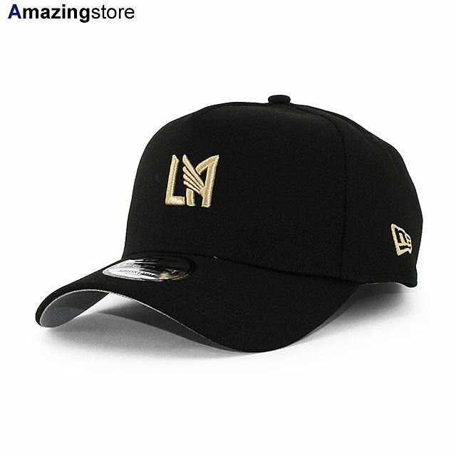 ニューエラ キャップ 9FORTY スナップバック ロサンゼルス FC MLS A-FRAME SNAPBACK CAP BLACK NEW ERA LOS ANGELES FC LAFC 帽子 メンズ レディース ブラック /BLK EU940AF 24_4_3NE