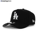 ニューエラ キャップ 9FORTY スナップバック ロサンゼルス ドジャース MLB A-FRAME SNAPBACK CAP BLACK WHITE NEW ERA LOS ANGELES DODGERS 帽子 メンズ レディース ブラック /BLK 24_4_3NE