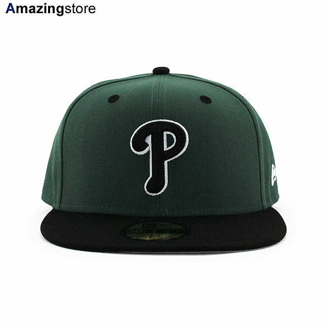 ニューエラ キャップ 59FIFTY フィラデルフィア フィリーズ MLB 2T TEAM BASIC FITTED CAP PINE GREEN NEW ERA PHILADELPHIA PHILLIES 帽子 メンズ レディース パイングリーン /GRN BIG_SIZE 24_5_5NE