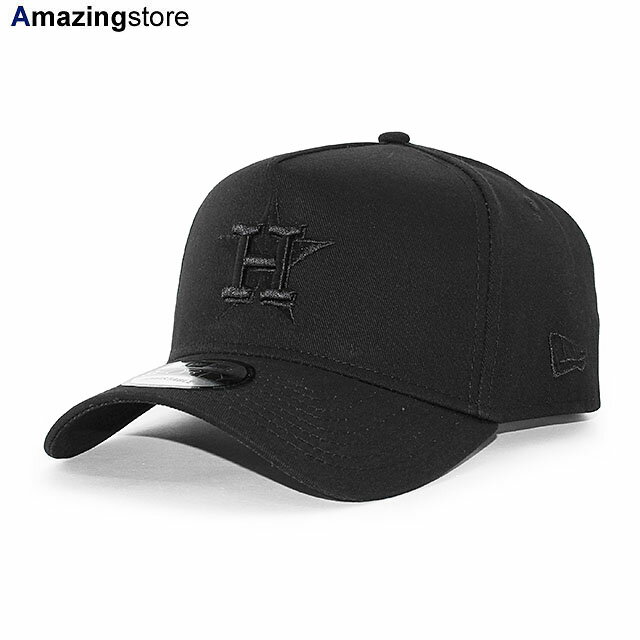 ニューエラ キャップ 9FORTY スナップバック ヒューストン アストロズ MLB A-FRAME SNAPBACK CAP BLACKOUT NEW ERA HOUSTON ASTROS 帽子 メンズ レディース ブラック /BLK 24_12