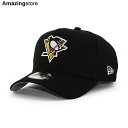 ニューエラ キャップ 9FORTY スナップバック ピッツバーグ ペンギンズ NHL A-FRAME SNAPBACK CAP BLACK NEW ERA PITTSBURGH PENGUINS AF エーフレーム 帽子 メンズ レディース 男女兼用 ブラック /BLK 25_5RE_0501(4)