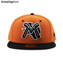 ニューエラ キャップ 59FIFTY ミッドランド ロックハウンズ MiLB ON-FIELD AUTHENTIC ROAD FITTED CAP ORANGE...