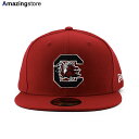 ニューエラ キャップ 59FIFTY サウスカロライナ ゲームコックス NCAA TEAM BASIC FITTED CAP CARDINAL NEW ERA ...