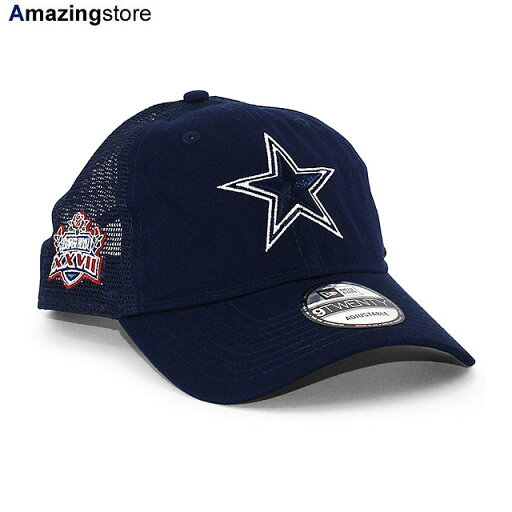 ニューエラ メッシュキャップ 9TWENTY ダラス カウボーイズ NFL SUPER BOWL XXVII TRUCKER MESH CAP NAVY NEW ERA DALLAS COWBOYS SNAPBACK スナップバック 帽子 メンズ レディース 男女兼用 A-FRAME ネイビー /NAVY 25_6 ニューエラ メッシュキャップ 9TWENTY ダラス カウボーイズ NFL SUPER BOWL XXVII TRUCKER MESH CAP NAVY NEW ERA DALLAS COWBOYS SNAPBACK スナップバック 帽子 メンズ レディース 男女兼用 A-FRAME ネイビー /NAVY 25_6