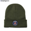 ウィープレイ ニット ビーニー パリ サンジェルマン FC 【PSG ESSENTAL CREST CUFF KNIT BEANIE/KAHKI】 WEEPLAY PARIS SAINT-GERMAIN カーキ OLIVE オリーブ /OLIVE 23_1_3PSG