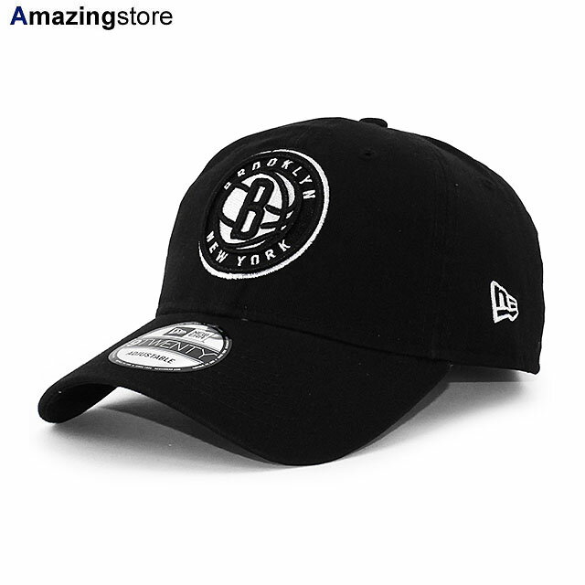 ニューエラ キャップ 9TWENTY ストラップバック ブルックリン ネッツ NBA CORE CLASSIC CAP BLACK NEW ERA BROOKLYN NETS 帽子 メンズ レディース 男女兼用 ブラック /BLK 24_4RE_0405