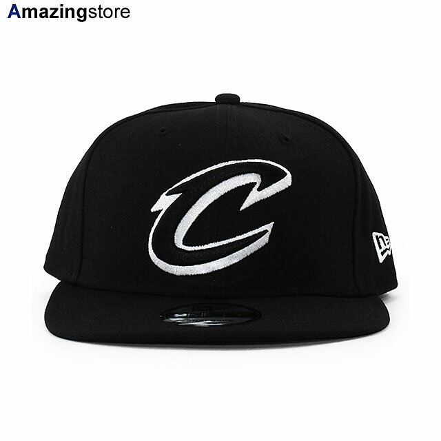 ニューエラ キャップ 9FIFTY クリーブランド キャバリアーズ NBA TEAM BASIC SNAPBACK CAP BLACK WHITE NEW ERA CLEVELAND CAVALIERS 帽子 メンズ レディース 男女兼用 ブラック ホワイト /BLK B0779F29RQ 24_2RE_2_26