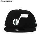 ニューエラ キャップ 9FIFTY ユタ ジャズ NBA TEAM BASIC SNAPBACK CAP BLACK WHITE NEW ERA UTAH JAZZ 帽子 メンズ レディース 男女兼用 ブラック ホワイト /BLK B0779F29RQ 24_2RE_2_26