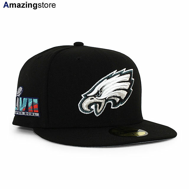 ニューエラ 59FIFTY フィラデルフィア イーグルス  NEW ERA PHILADELPHIA EAGLES ブラック 