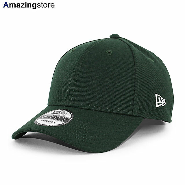 ニューエラ キャップ 9FORTY ストラップバック BLANK BASIC ADJUSTABLE STRAPBACK CAP DARK GREEN NEW ERA グリーン 帽子 メンズ レディース 男女兼用 無地 /GRN 23_12RE_12_20