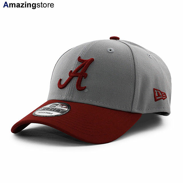 楽天Amazingstoreニューエラ キャップ 9FORTY アラバマ クリムゾンタイド NCAA THE LEAGUE ADJUSTABLE CAP GREY BRICK RED NEW ERA ALABAMA CRIMSON TIDE 帽子 メンズ レディース 男女兼用 グレー レッド /GREY 24_1RE_1_11