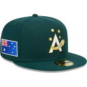 ニューエラ キャップ 59FIFTY WBC オーストラリア 2023 WORLD BASEBALL CLASSIC FITTED CAP GREEN NEW ...