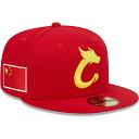 ニューエラ キャップ 59FIFTY WBC 中国 2023 WORLD BASEBALL CLASSIC FITTED CAP RED NEW ERA CHI...