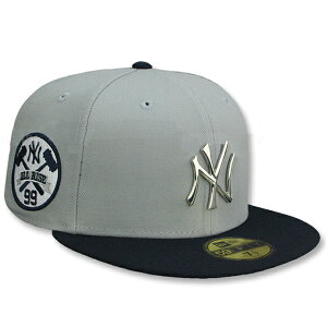  åǥ ˥塼 å 59FIFTY ˥塼衼 󥭡 JUDGE ALL RISE SILVER METAL-BADGE FITTED CAP GREY NAVY NEW ERA NEW YORK YANKEES 23_4_NYC CAPTAIN