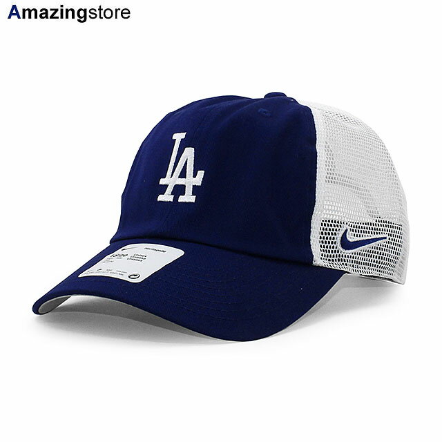 ナイキ メッシュキャップ ロサンゼルス ドジャース MLB HERITAGE 86 LOGO STRAPBACK CAP H86 MESH CAP BLUE NIKE LOS ANGELES DODGERS 帽子 メンズ レディース 男女兼用 ブルー ホワイト /RYL 24_3RE_0327