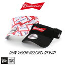 ニューエラ サンバイザー バドワイザー BUDWEISER LABEL LOGO SUN VISOR VELCRO STRAP NEW ERA 23_4_3