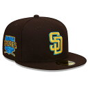 父の日モデル ニューエラ キャップ 59FIFTY サンディエゴ パドレス MLB 2023 FATHERS DAY FITTED CAP BROWN LIGHT BLUE BOTTOM NEW ERA SAN DIEGO PADRES 23_6_1_ BIG_SIZE