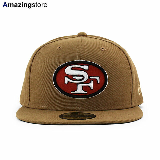 ニューエラ キャップ 59FIFTY サンフランシスコ フォーティーナイナーズ NFL TEAM-BASIC KELLY GREEN BOTTOM FITTED CAP SAND SAN FRANCISCO 49ERS 帽子 メンズ レディース 男女兼用 サンド グリーン /BRN COLOR_BOTTOM 24_2RE_2_07