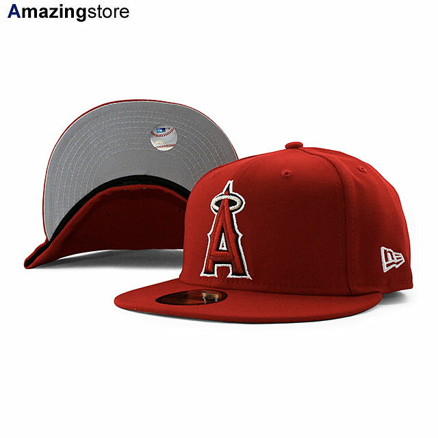 あす楽 ニューエラ キャップ 59FIFTY ロサンゼルス エンゼルス MLB AC OTC FITTED CAP RED NEW ERA LOS ANGELES ANGELS レッド /RED BI..