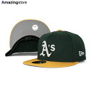 ニューエラ キャップ 59FIFTY オークランド アスレチックス MLB AC OTC FITTED CAP GREEN GOLD NEW ERA OAKLAND ATHLETICS グリーン ゴールド /GRN BIG_SIZE COLOR_BOTTOM AC-12836 23_5_2NE