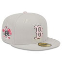 母の日モデル ニューエラ キャップ 59FIFTY ボストン レッドソックス MLB 2023 MOTHERS DAY FITTED CAP STONE PINK BOTTOM NEW ERA BOSTON RED SOX 23_3_5_ BIG_SIZE