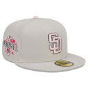 母の日モデル ニューエラ キャップ 59FIFTY サンディエゴ パドレス MLB 2023 MOTHERS DAY FITTED CAP STONE PINK BOTTOM NEW ERA SAN DIEGO PADRES 23_3_5_ BIG_SIZE