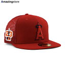 あす楽 ニューエラ キャップ 59FIFTY ロサンゼルス エンゼルス 2023 MLB SPRING TRAINING FITTED CAP RED NEW ERA LOS ANGELES ANGELS スプリングトレーニング BATTING PRACTICE BP 春キャンプ レッド /RED 23_5_3NE