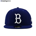 ニューエラ キャップ 59FIFTY ブルックリン ドジャース MLB 1949 COOPERSTOWN WOOL FITTED CAP ROYAL BLUE ...