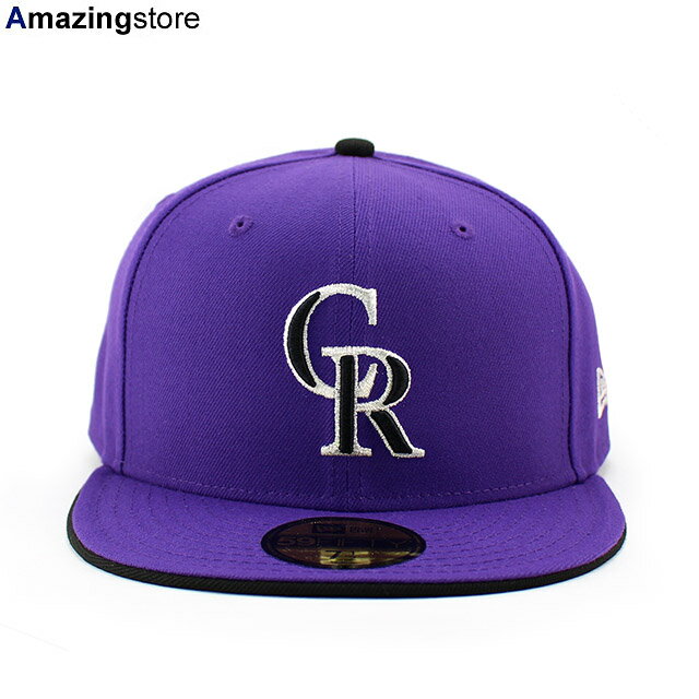 ニューエラ キャップ 59FIFTY コロラド ロッキーズ MLB ON-FIELD AUTHENTIC ALTERNATE-2 FITTED CAP PURPLE COLORADO ROCKIES 帽子 メジャーリーグ 23_6_ACPERF オルタネイト