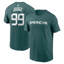 海外取寄 アーロン ジャッジモデル NIKE オールスターTシャツ 2023MLB ALL-STAR GAME NAME NUMBER T-SHIRT ナイキ ニューヨーク ヤンキース NEW YORK YANKEES AARON JUDGE 23_7_AMERICAN LEAGUE