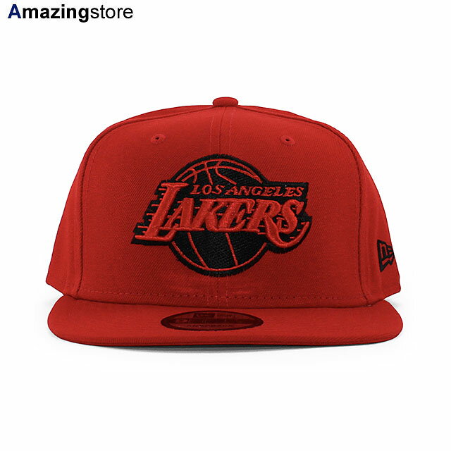 あす楽 ニューエラ キャップ 9FIFTY スナップバック ロサンゼルス レイカーズ NBA TEAM BASIC SNAPBACK CAP RED NEW ERA LOS ANGELES LAKERS 帽子 レッド /RED COLOR_BOTTOM 23_7_4NE