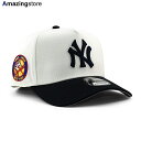 EU AU限定モデル ニューエラ キャップ 9FORTY ニューヨーク ヤンキース MLB 50TH YEAR GREY BOTTOM A-FRAME SNAPBACK CAP CREAM NEW ERA NEW YORK YANKEES 帽子 メンズ レディース 男女兼用 クリーム /CREAM EU940AF 24_2RE_2_22