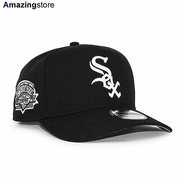 EU AU限定モデル ニューエラ キャップ 9FORTY シカゴ ホワイトソックス MLB 1991 INAUGURAL SEASON GREY BOTTOM A-FRAME SNAPBACK CAP BLACK NEW ERA CHICAGO WHITE SOX 帽子 メンズ レディース ブラック /BLK EU940AF 24_4RE_0426