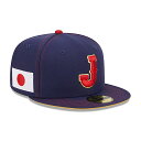 海外取寄 ニューエラ キャップ 59FIFTY WBC 日本 2023 WORLD BASEBALL CLASSIC FITTED CAP NAVY NEW E...