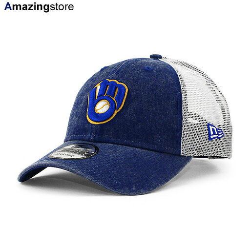 ニューエラ メッシュキャップ 9FORTY ミルウォーキー ブルワーズ MLB COOPERSTOWN 1987 WASHED TRUCKER MESH CAP BLUE NEW ERA MILWAUKEE BREWERS 帽子 メンズ レディース ブルー ホワイト /RYL 24_8RE_24_9RE_0918 ニューエラ メッシュキャップ 9FORTY ミルウォーキー ブルワーズ MLB COOPERSTOWN 1987 WASHED TRUCKER MESH CAP BLUE NEW ERA MILWAUKEE BREWERS 帽子 メンズ レディース ブルー ホワイト /RYL 24_8RE_24_9RE_0918