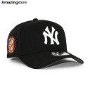 EU限定モデル ニューエラ キャップ 9FORTY ニューヨーク ヤンキース MLB 50TH ANNIVERSARY GREY BOTTOM A-FRAME SNAPBACK CAP BLACK NEW ERA NEW YORK YANKEES 帽子 メンズ レディース ブラック /BLK EU940AF 24_3RE_0312