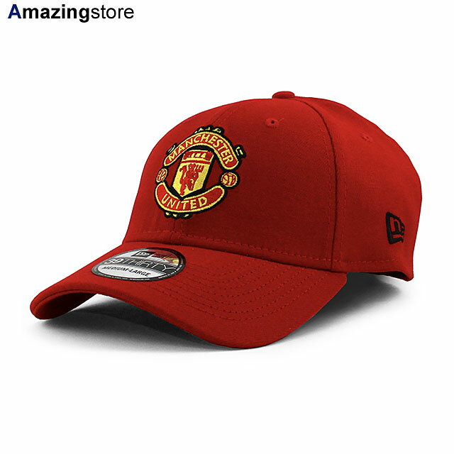 ニューエラ キャップ 39THIRTY マンチェスター ユナイテッド FC PREMIER LEAGUE FLEX FIT CAP RED NEW ERA MANCHESTER UNITED FC 帽子 メンズ レディース 男女兼用 コラボ レッド /RED TEAM CLASSIC FLEX 23_10_5NE