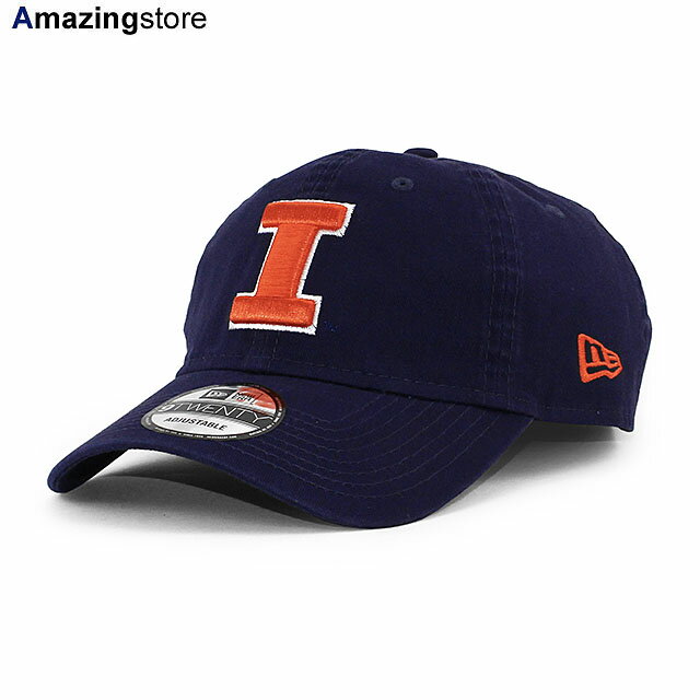 ニューエラ キャップ 9TWENTY イリノイ ファイティング イリニ NCAA CORE CLASSIC CAP NAVY NEW ERA ILLINOIS FIGHTING ILLINI 帽子 メンズ レディース 男女兼用 ネイビー NAVY 23_11_2NE