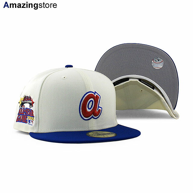 ニューエラ キャップ 59FIFTY アトランタ ブレーブス MLB 2000 ALL STAR GAME GREY BOTTOM FITTED CAP CREAM NEW ERA ATLANTA BRAVES 帽子 メンズ レディース 男女兼用 クリーム ブルー /CREAM COLOR BOTTOM 23_11_2NE