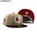 ニューエラ キャップ 59FIFTY ボストン レッドソックス MLB 1961 ALL STAR GAME RED BOTTOM FITTED CAP CAMEL NEW ERA BOSTON RED SOX 帽子 メンズ レディース 男女兼用 キャメル レッド /BEIGE COLOR_BOTTOM 23_11_4NE