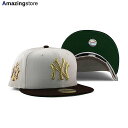 ニューエラ キャップ 59FIFTY ニューヨーク ヤンキース MLB 1951 WORLD SERIES KELLY GREEN BOTTOM FITTED CAP STONE BROWN NEW ERA NEW YORK YANKEES 帽子 ストーム ブラウン ケリーグリーン /STONE COLOR_BOTTOM 23_11_5NE