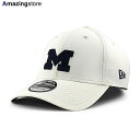 ニューエラ キャップ 39THIRTY ミシガン ウォルバリンズ NCAA TEAM CLASSIC FLEX FIT CAP CHROME WHITE NEW ERA MICHIGAN WOLVERINES UM 帽子 メンズ レディース 男女兼用 クロームホワイト /WHT 24_2RE_24_3RE_0305