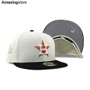 ニューエラ キャップ 59FIFTY ヒューストン アストロズ MLB 2017 WORLD SERIES GREY BOTTOM FITTED CAP CREAM NEW ERA HOUSTON ASTROS 帽子 クリーム ネイビー /CREAM COLOR BOTTOM 23_12_2NE