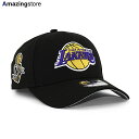 AU限定モデル ニューエラ キャップ 9FORTY ロサンゼルス レイカーズ NBA 17X NBA CHAMPIONS SNAPBACK CAP BLACK NEW ERA LOS ANGELES LAKERS 帽子 メンズ レディース ブラック /BLK M6-HF58-NWCU 24_2RE_2_22