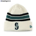 ニューエラ ニットキャップ ビーニー シアトル マリナーズ MLB VINTAGE CUFFED KNIT BEANIE CREAM NEW ERA SEATTLE MARINERS 帽子 メンズ レディース 男女兼用 ニット帽 ニットキャップ KNIT CAP クリーム /CREAM 23_12_4NE