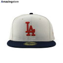 ニューエラ キャップ 59FIFTY ロサンゼルス ドジャース MLB 2T TEAM BASIC FITTED CAP STONE NEW ERA LOS A...